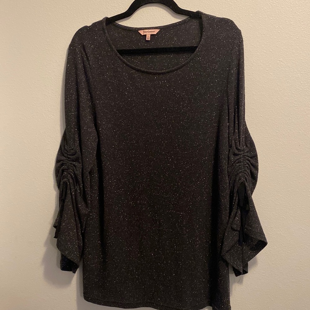 Sparkly Black Juicy Couture Sweater